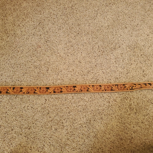 Leather belt double j Saddlery - Picture 2 of 3